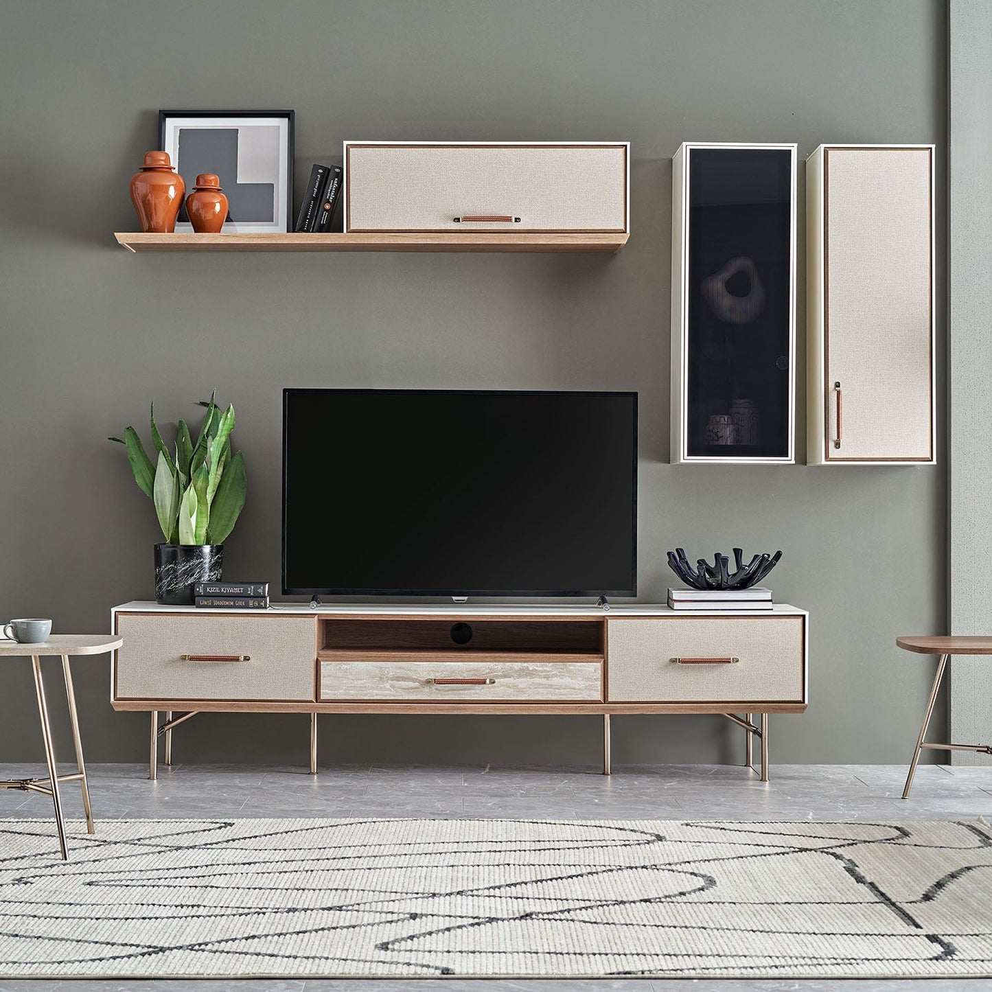 Module supérieur du meuble TV Brita avec capuchon
