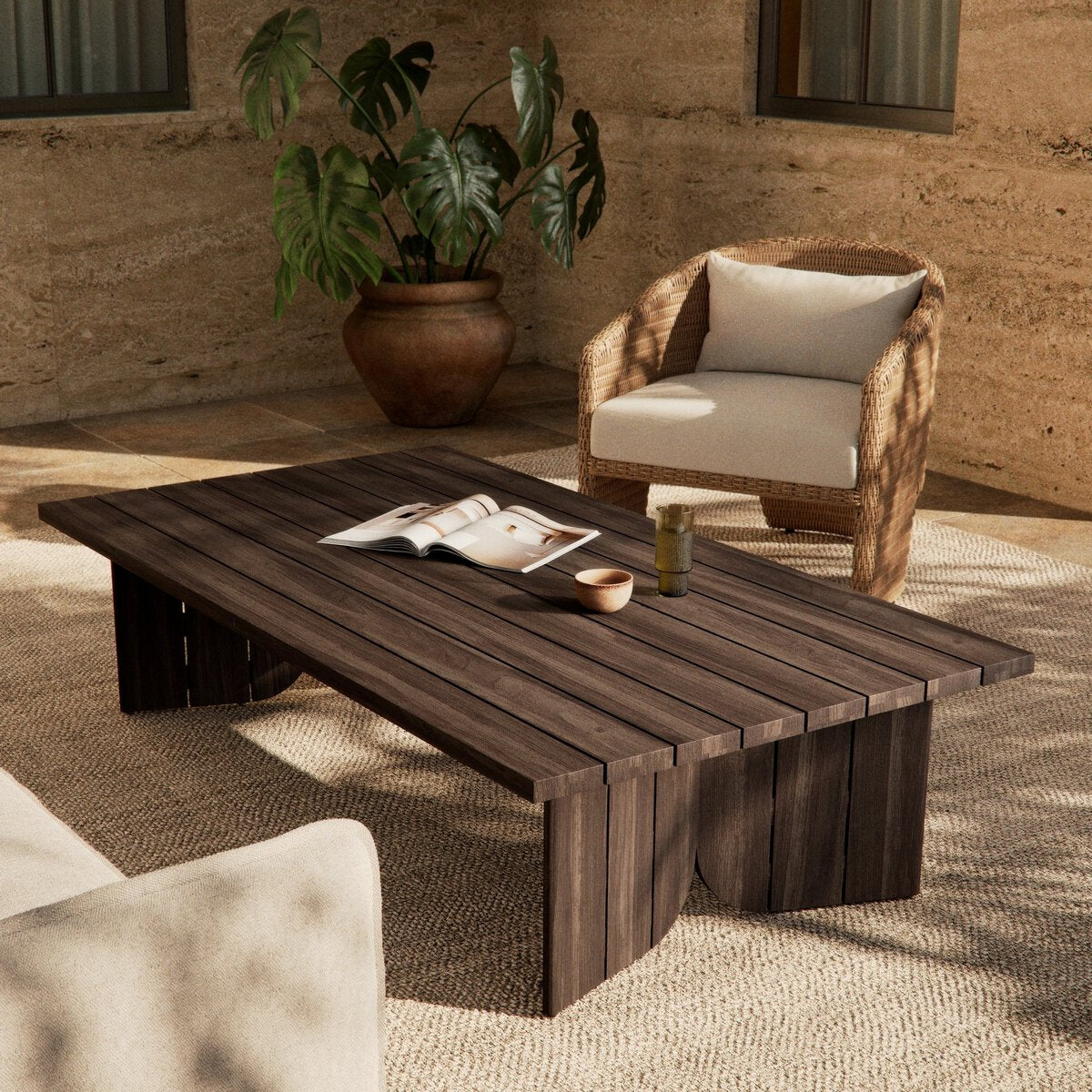 Joette Outdoor Coffee Table