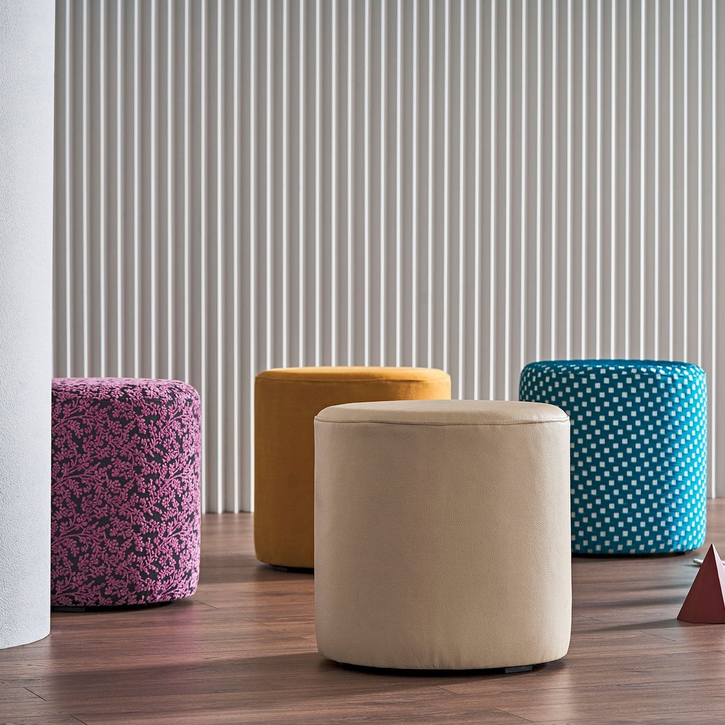 Pouf rond tendance Mila