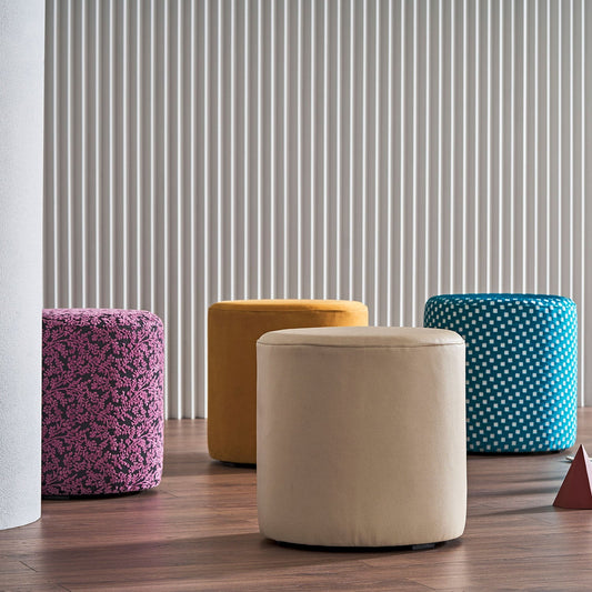 Pouf rond tendance Mila