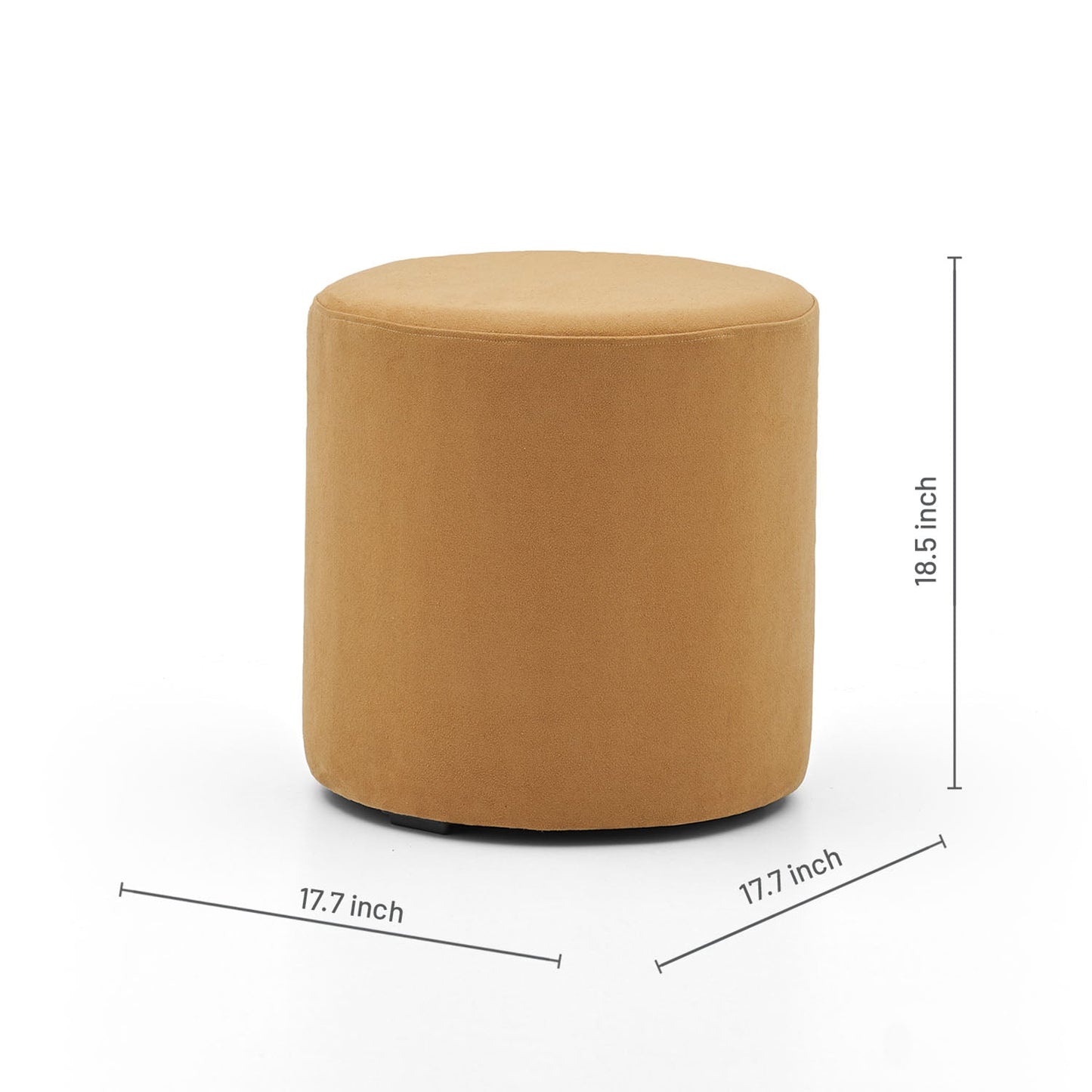 Pouf rond tendance Mila