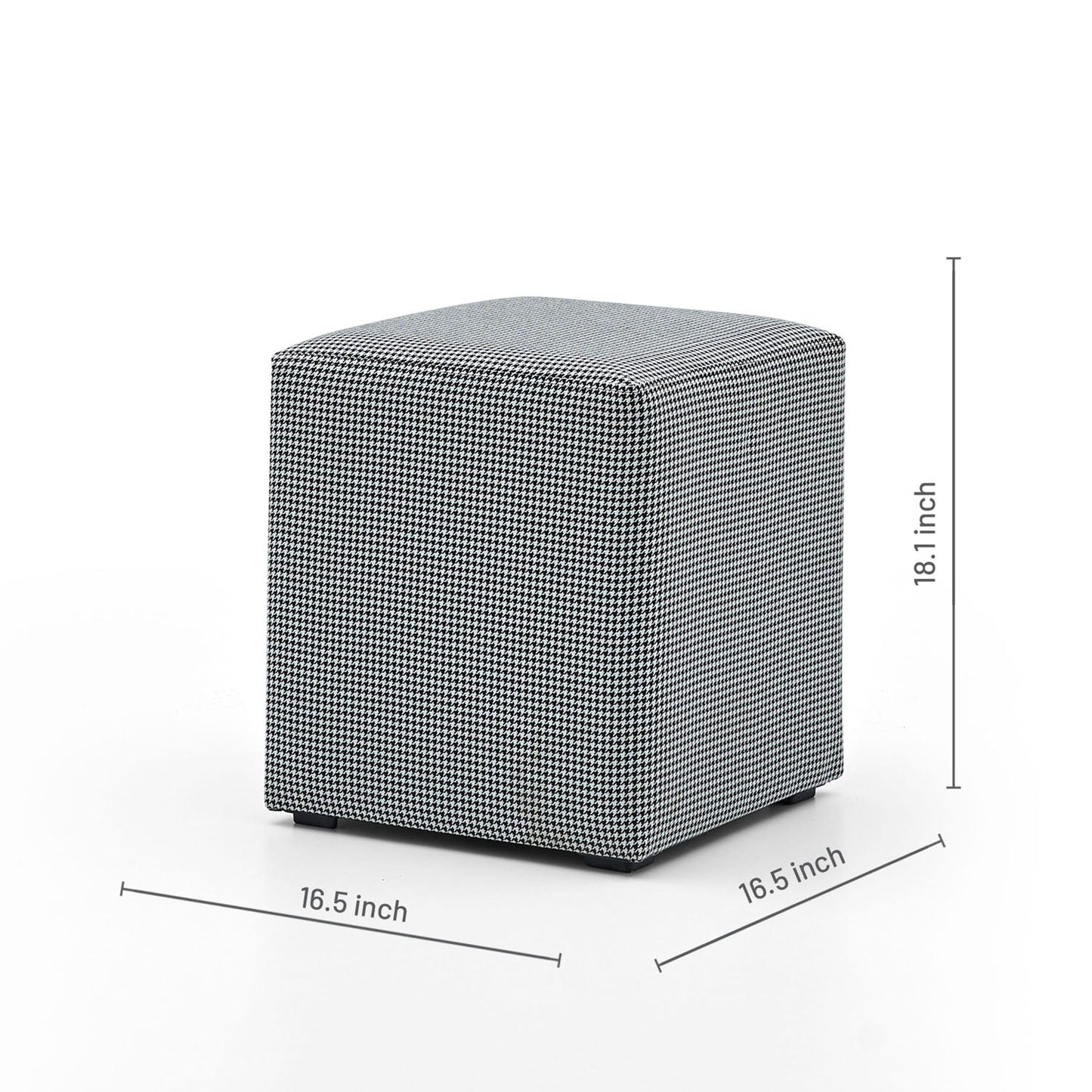 Pouf carré tendance Mila