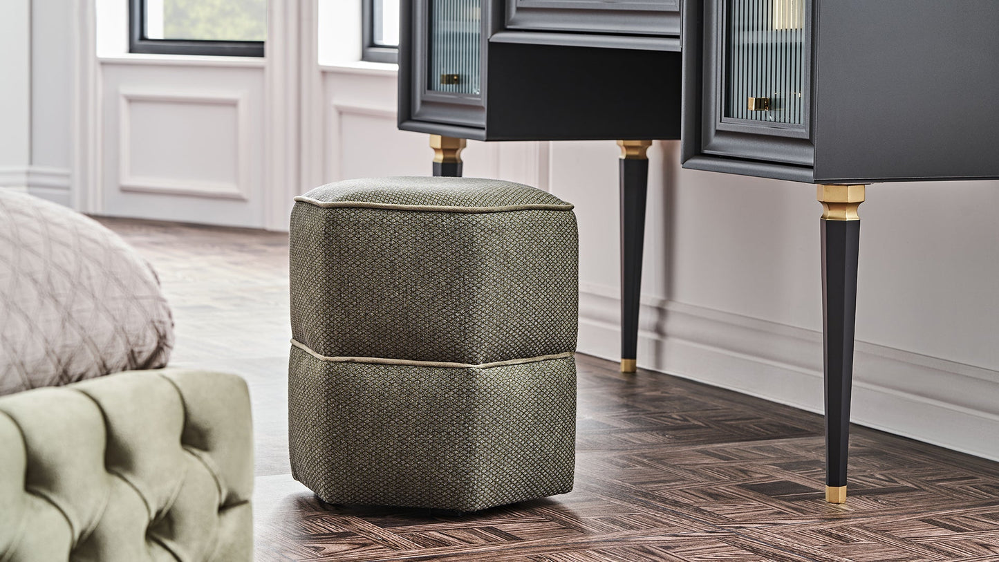 Pouf de coiffeuse Lorenta