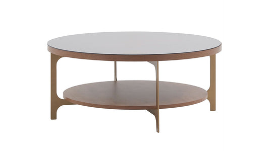 Table centrale dorée
