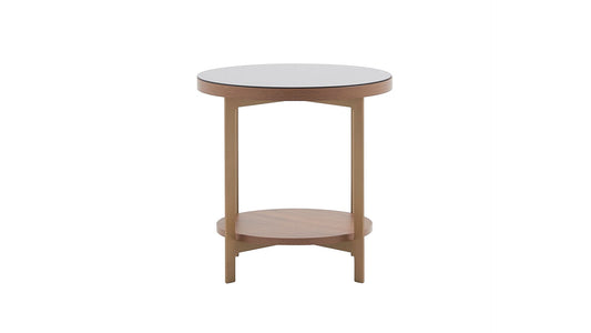 Table d'appoint dorée