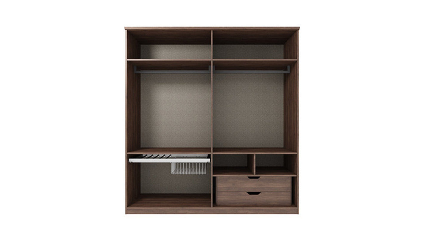 Armoire dorée à 4 portes