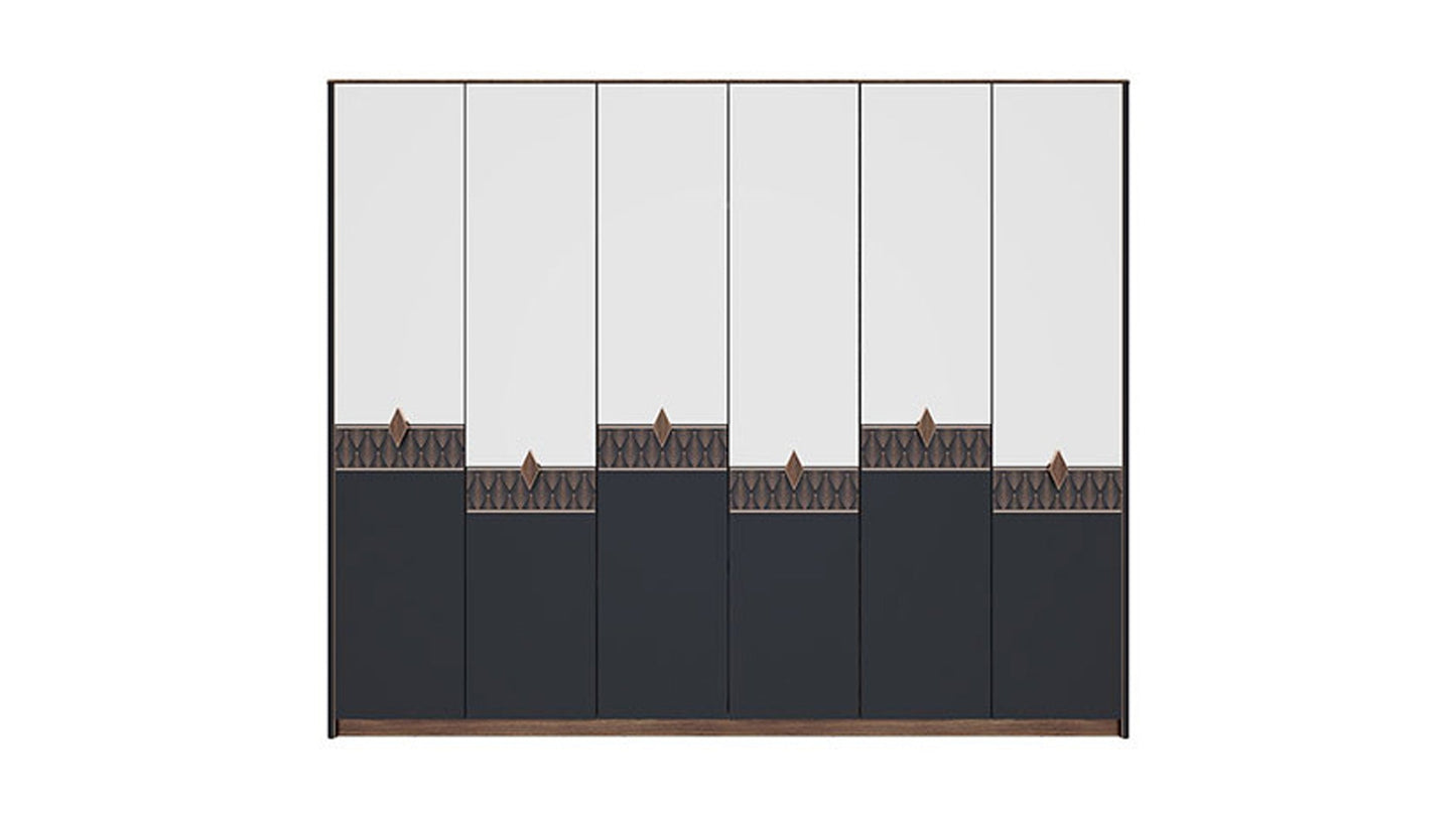 Armoire 6 portes Diamond