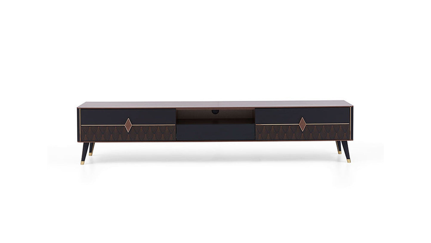 Module inférieur du meuble TV Diamond - 240 cm