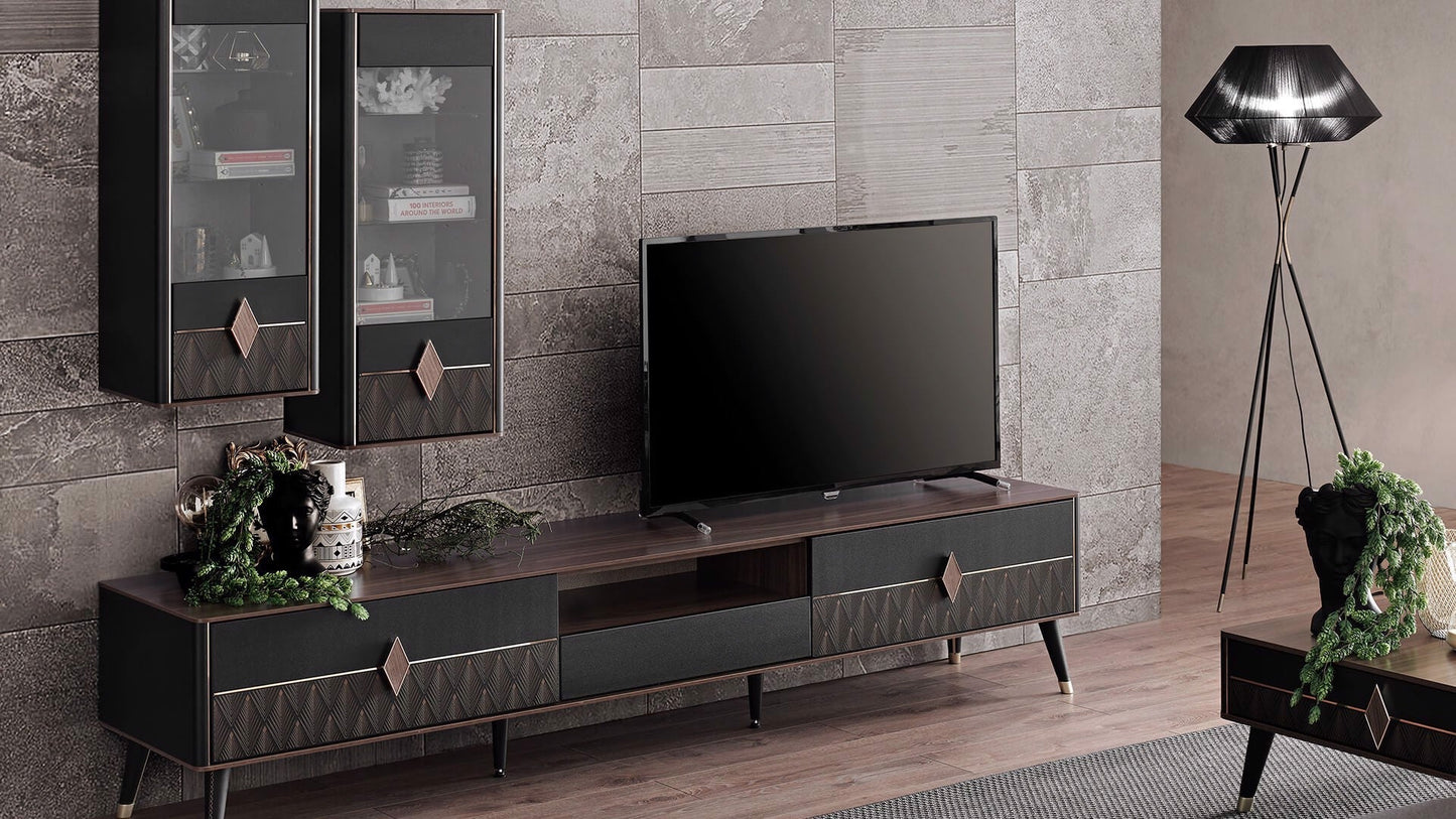 Module supérieur de meuble TV Diamond