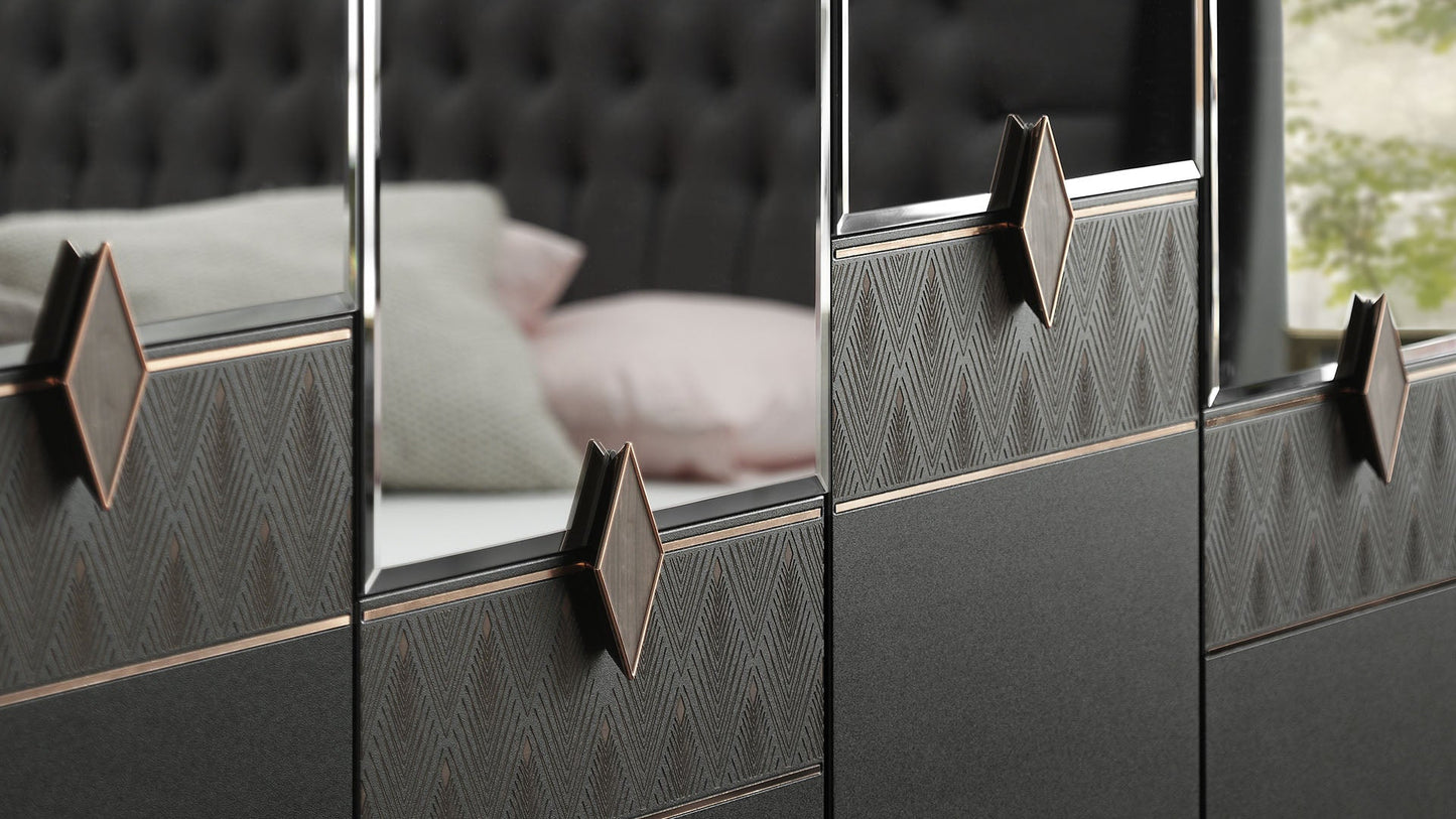 Armoire 5 portes Diamond