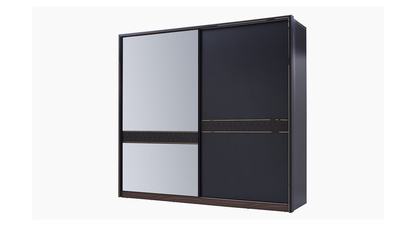 Armoire 2 portes coulissantes Diamond 240 cm