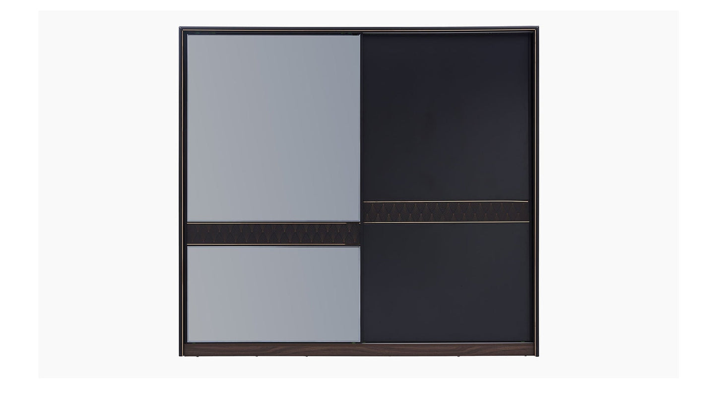 Armoire 2 portes coulissantes Diamond 240 cm