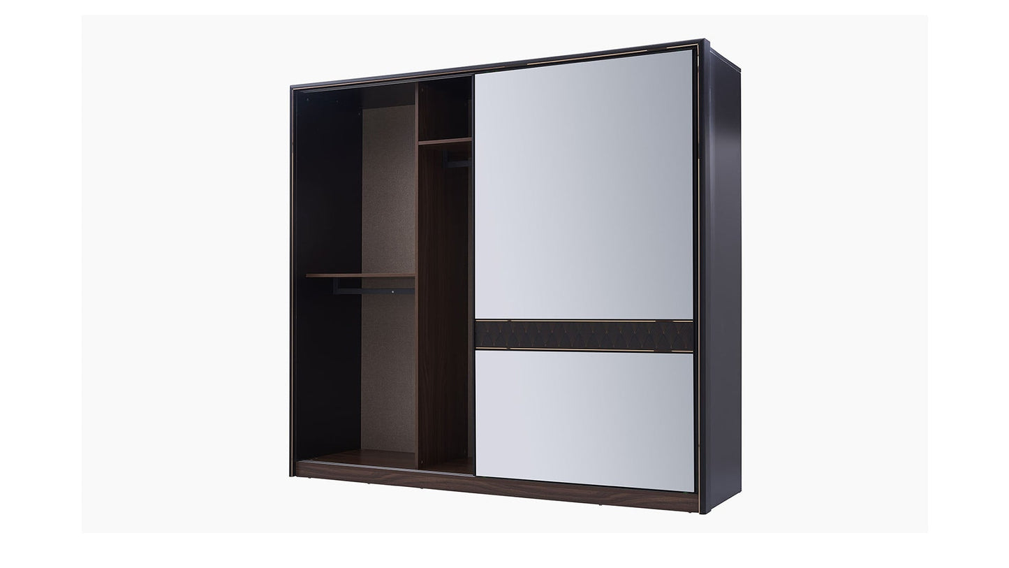 Armoire 2 portes coulissantes Diamond 240 cm