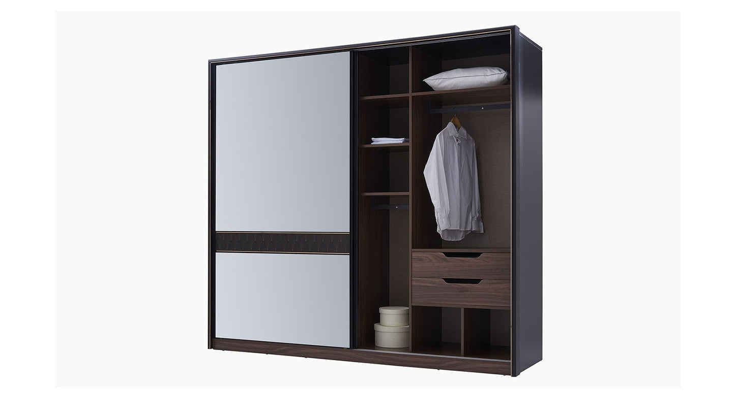 Armoire 2 portes coulissantes Diamond 240 cm
