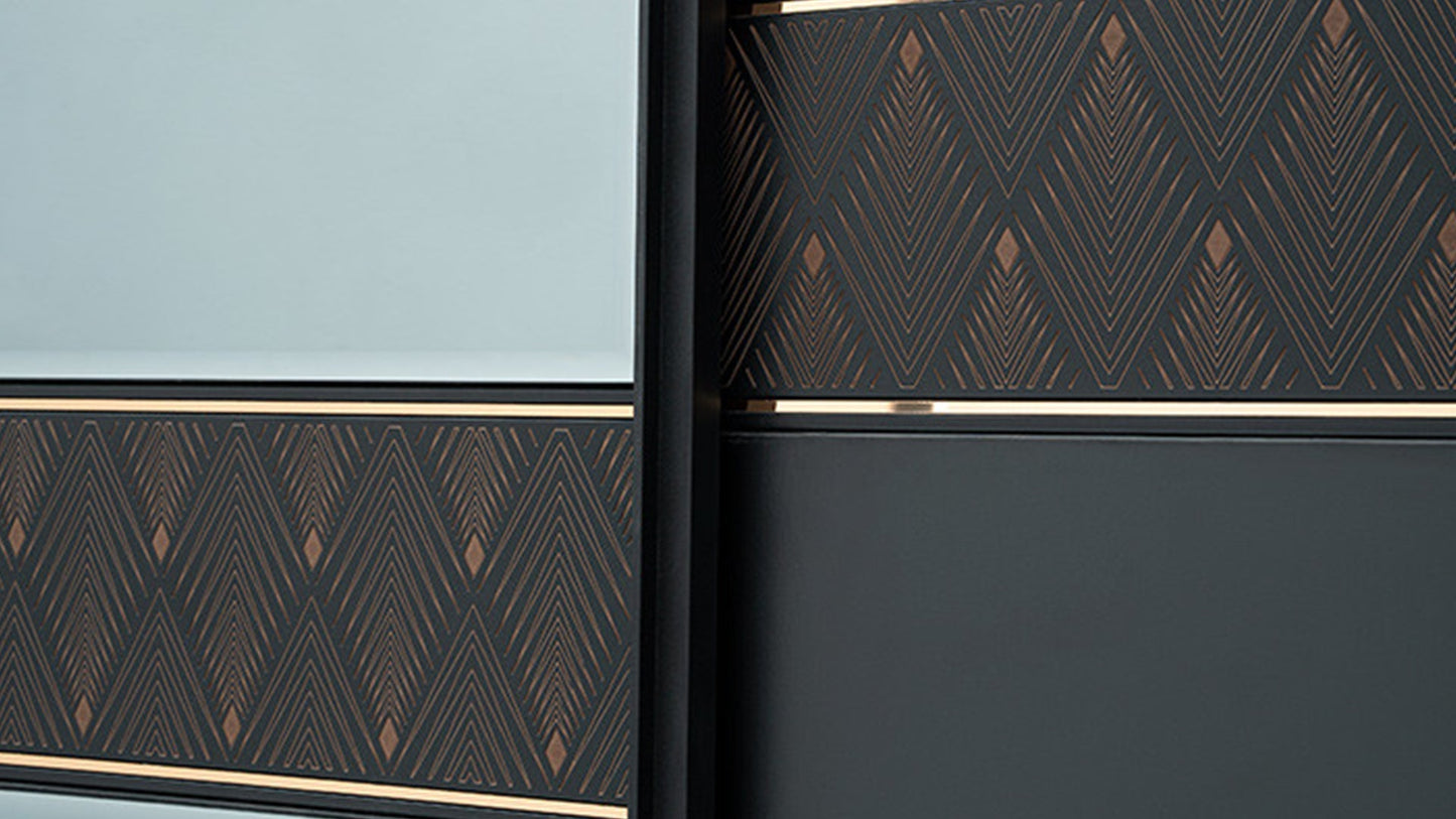 Armoire 2 portes coulissantes Diamond 240 cm
