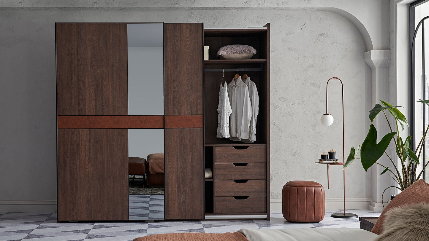 Armoire coulissante Matilda à 2 portes
