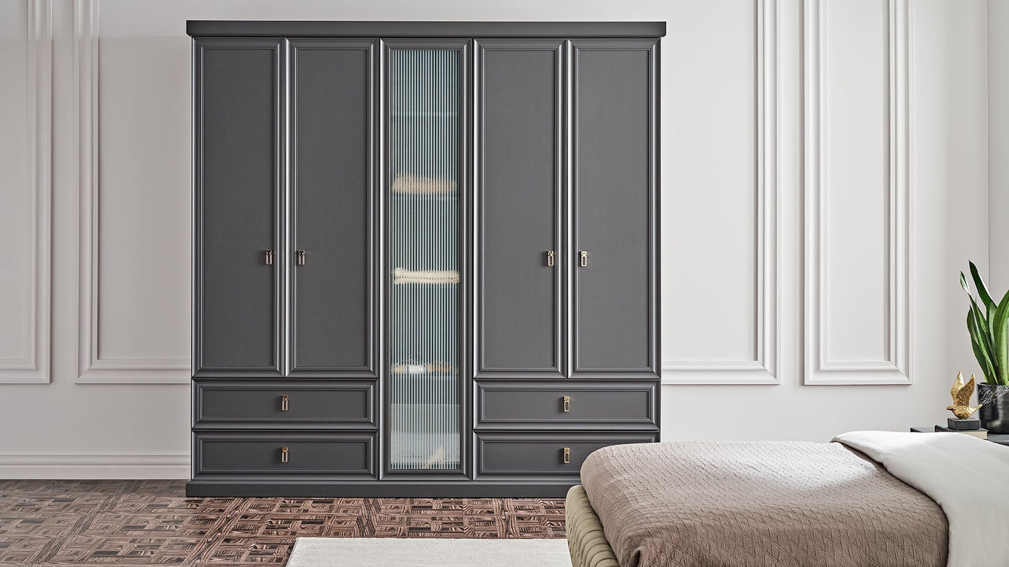Armoire 5 portes Lorenta