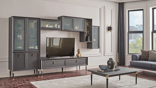 Module inférieur du meuble TV Lorenta - 180 cm