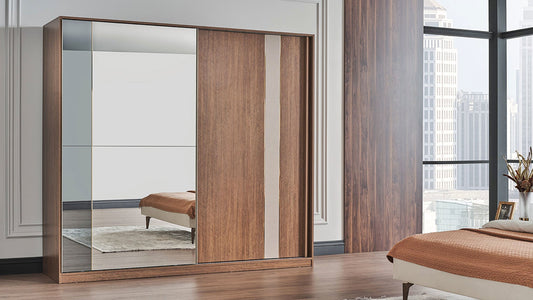 Armoire Likya avec 2 portes coulissantes 240 cm