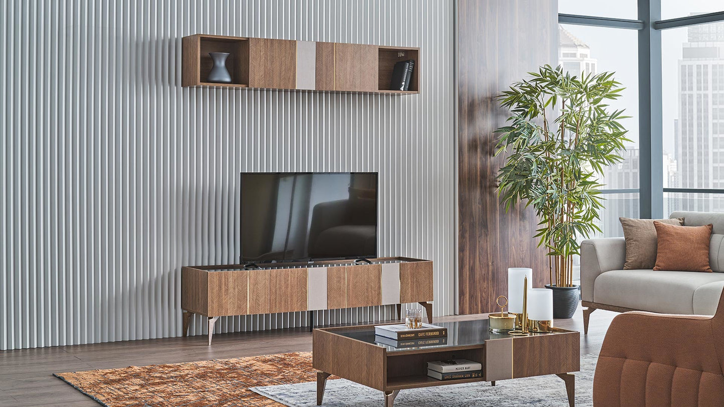 Module inférieur de meuble TV Likya - 180 cm