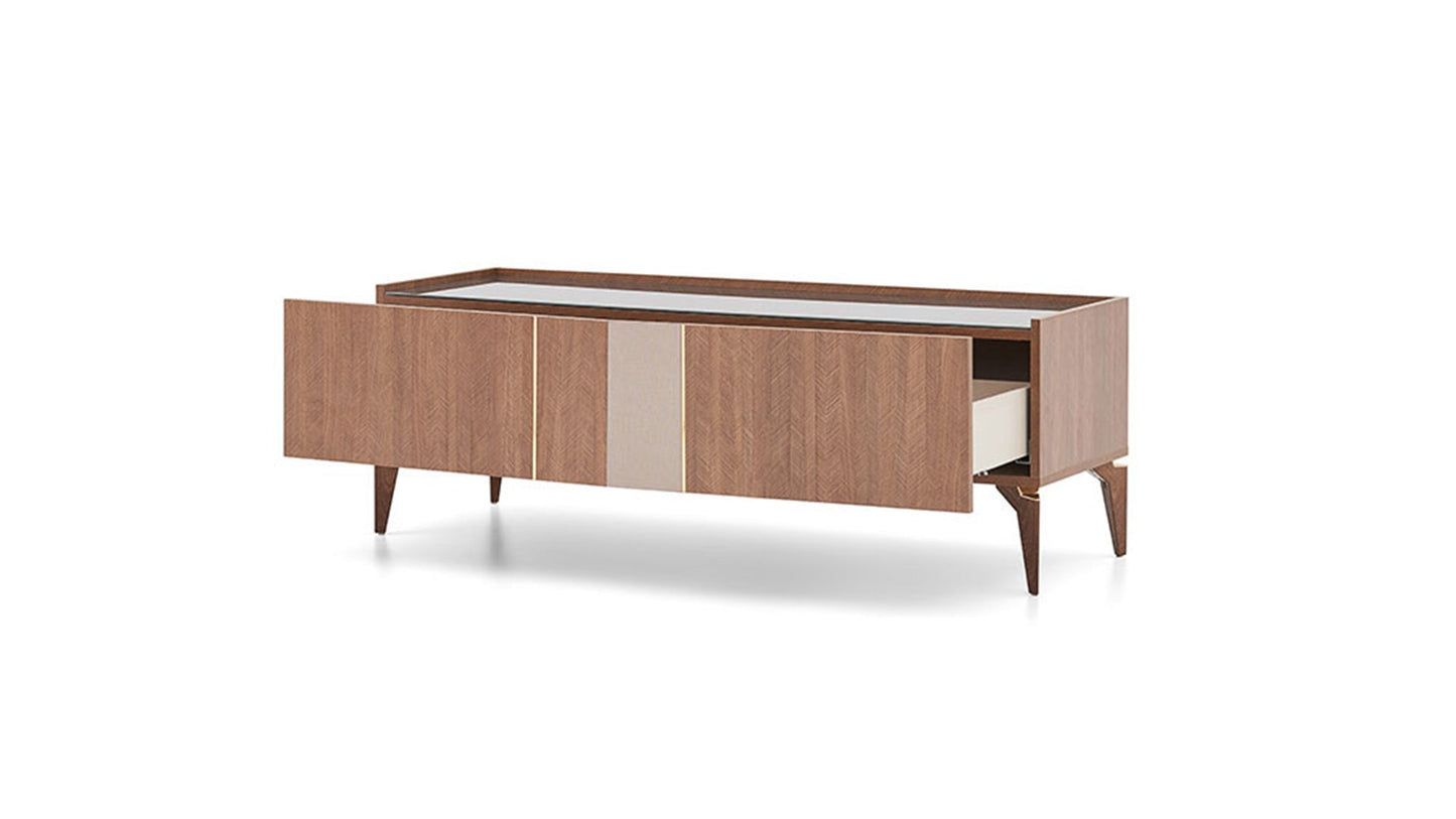 Module inférieur de meuble TV Likya - 140 cm