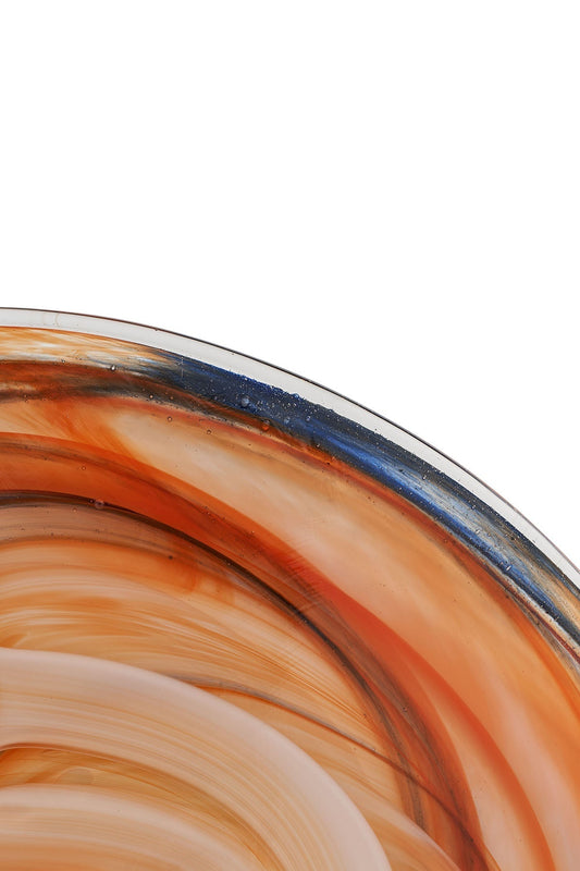 Grand bibelot en verre sur piédestal