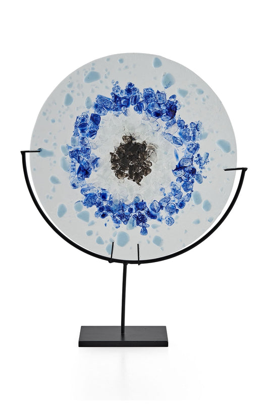 Objet en verre pour les yeux
