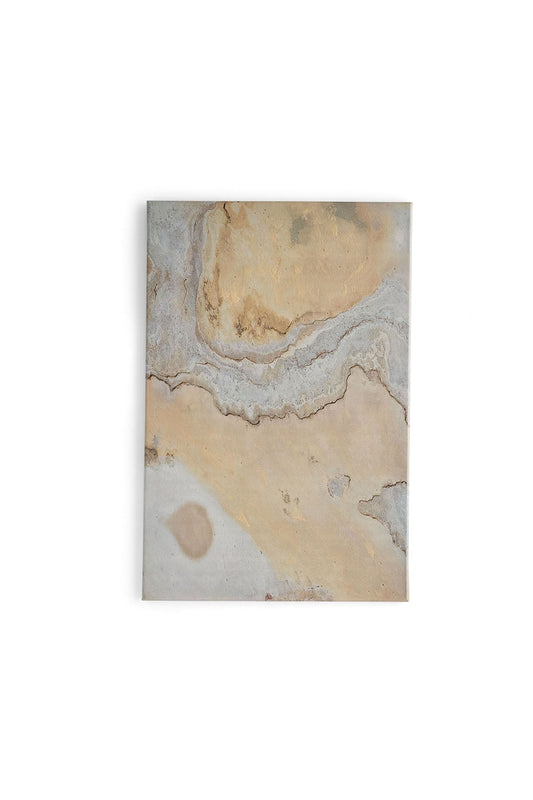 Peinture crème marbrée