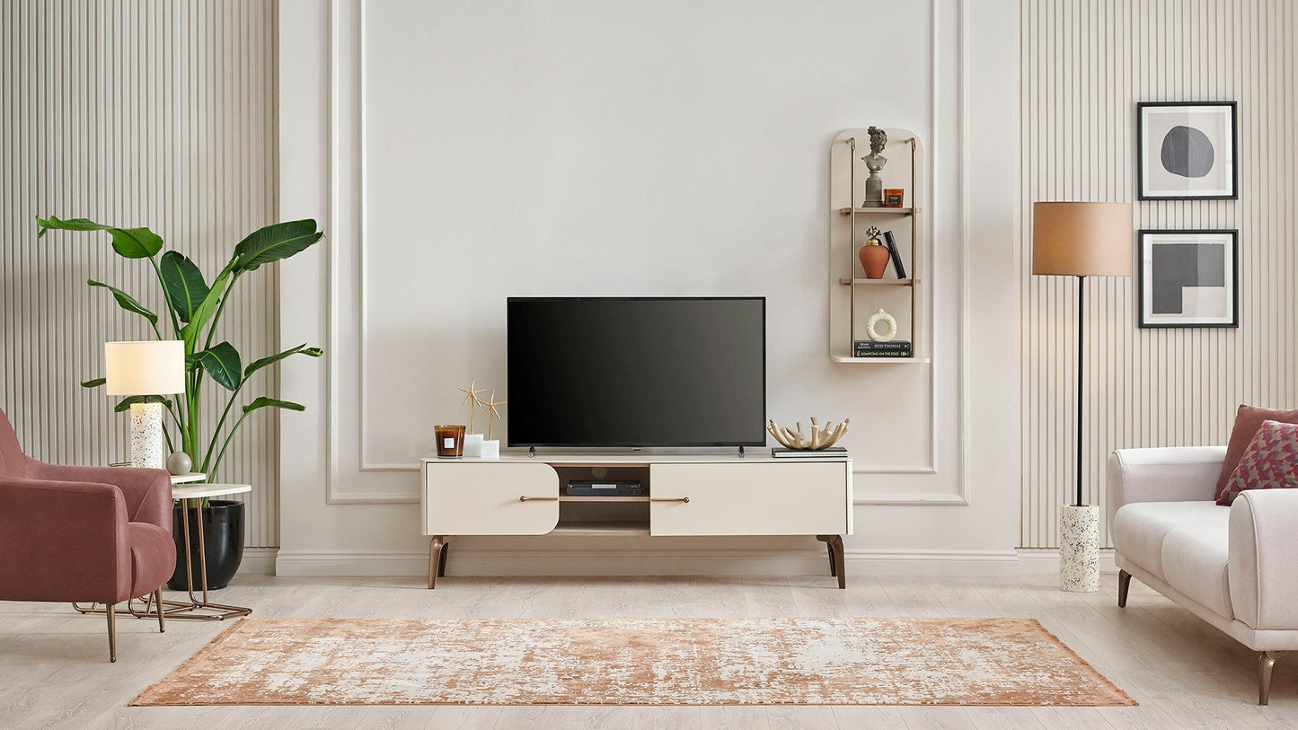 Module supérieur étroit du meuble TV Milena