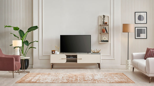 Module supérieur étroit du meuble TV Milena