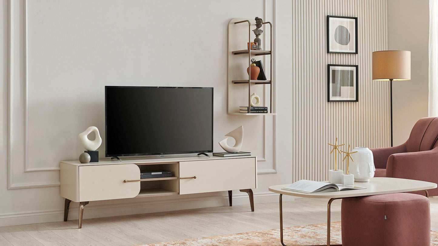 Module inférieur du meuble TV Milena - 180 cm