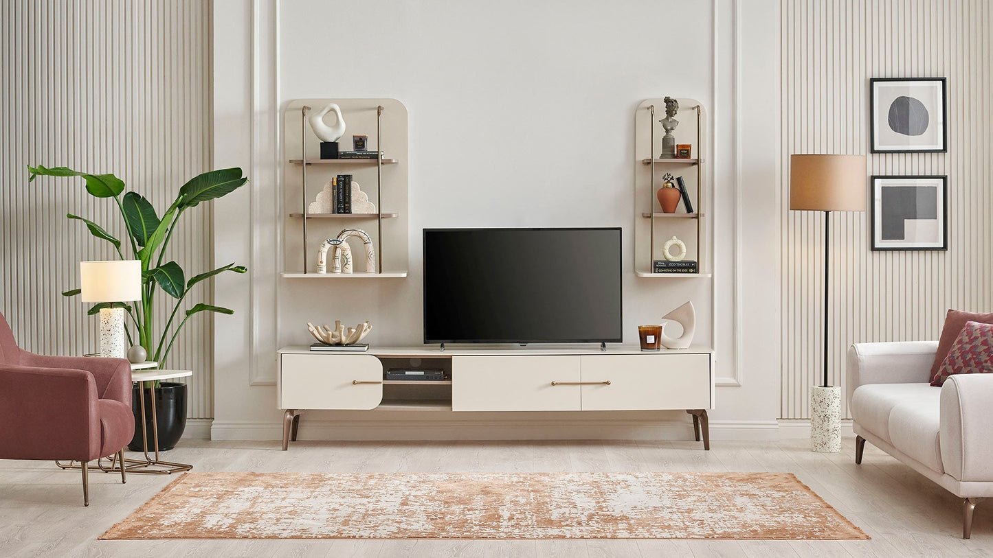 Module inférieur du meuble TV Milena - 240 cm
