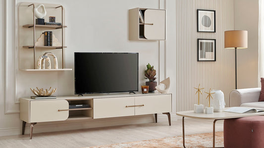 Module inférieur du meuble TV Milena - 240 cm