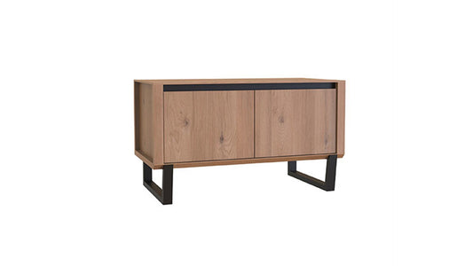 Module inférieur de meuble TV solide - 90 cm