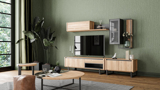 Module horizontal supérieur pour meuble TV solide