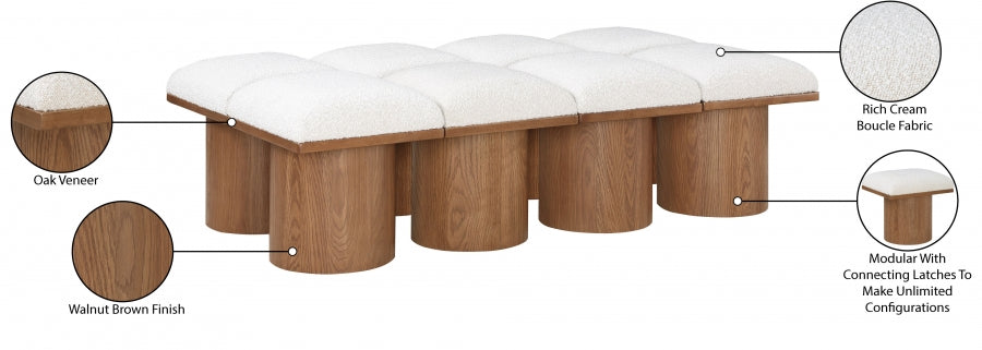 LION 8PC BENCH | BOUCLE