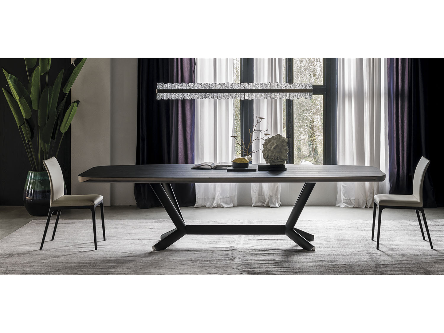 Table à manger en bois Planer - 118 W