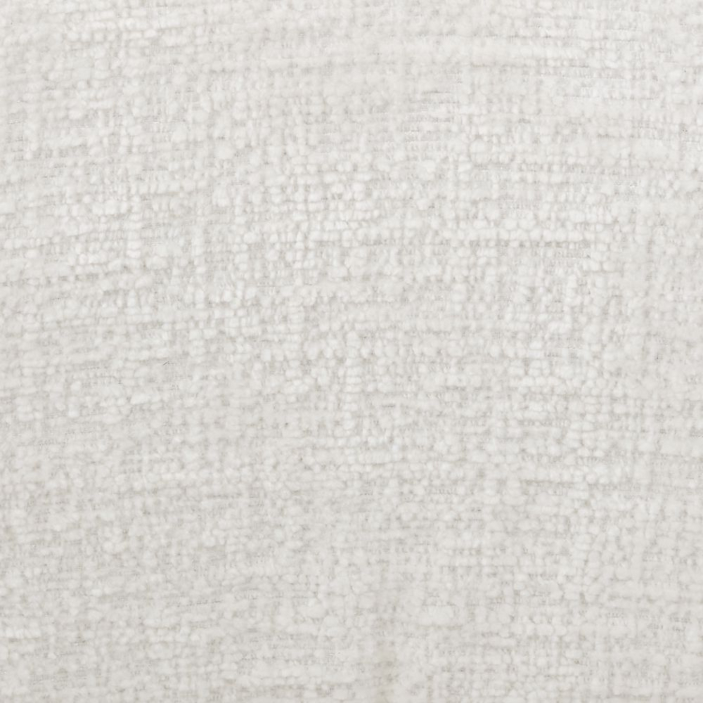 Chaise de salle à manger Rhea en tissu blanc avec cadre noir