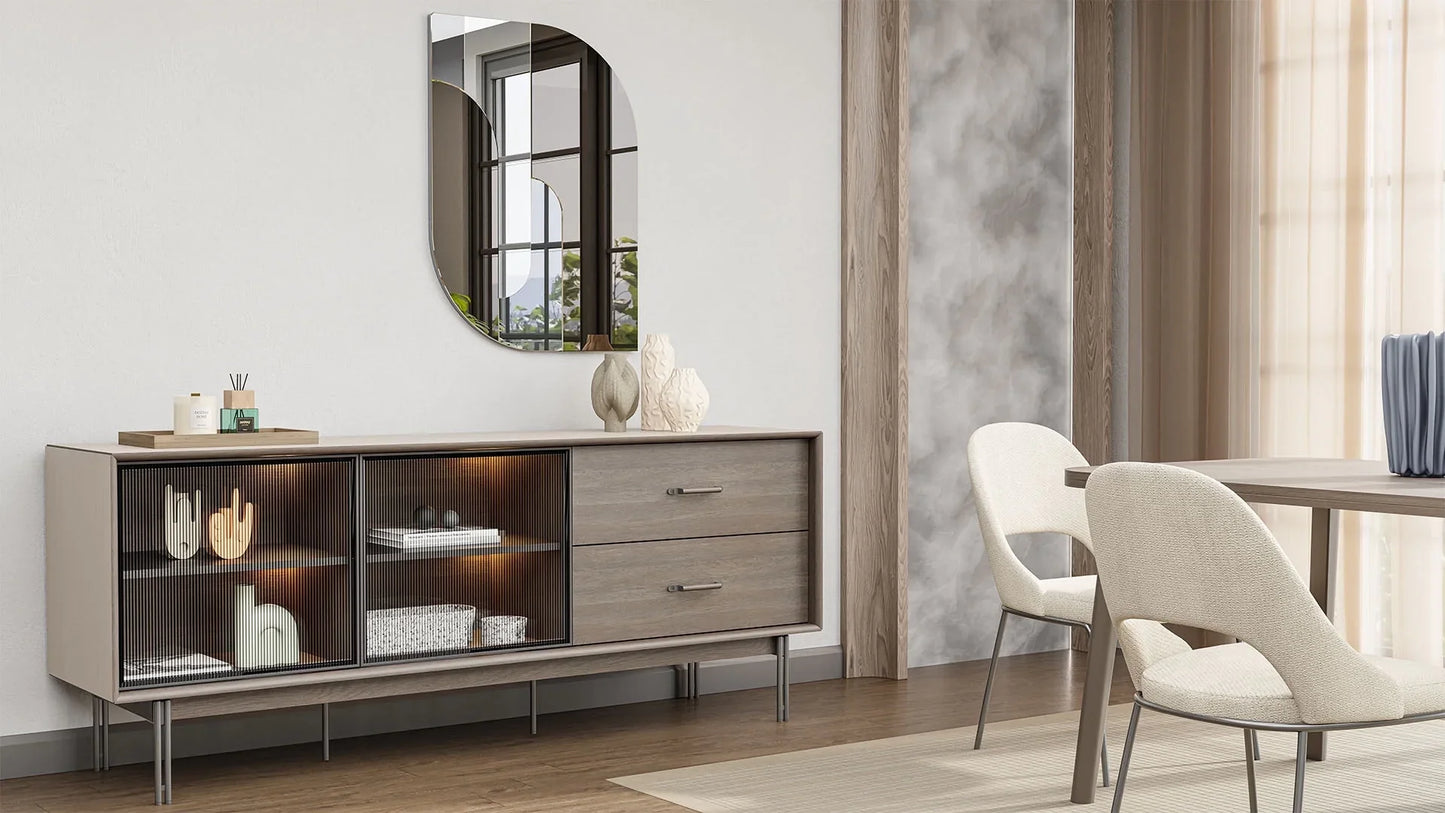 Console Calista - Miroir de commode
