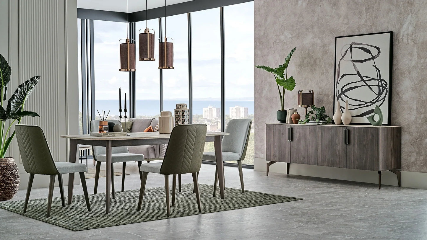 Table à manger fixe Piero - 180 cm - Terni