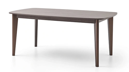 Table à manger fixe Piero - 180 cm - Marron foncé