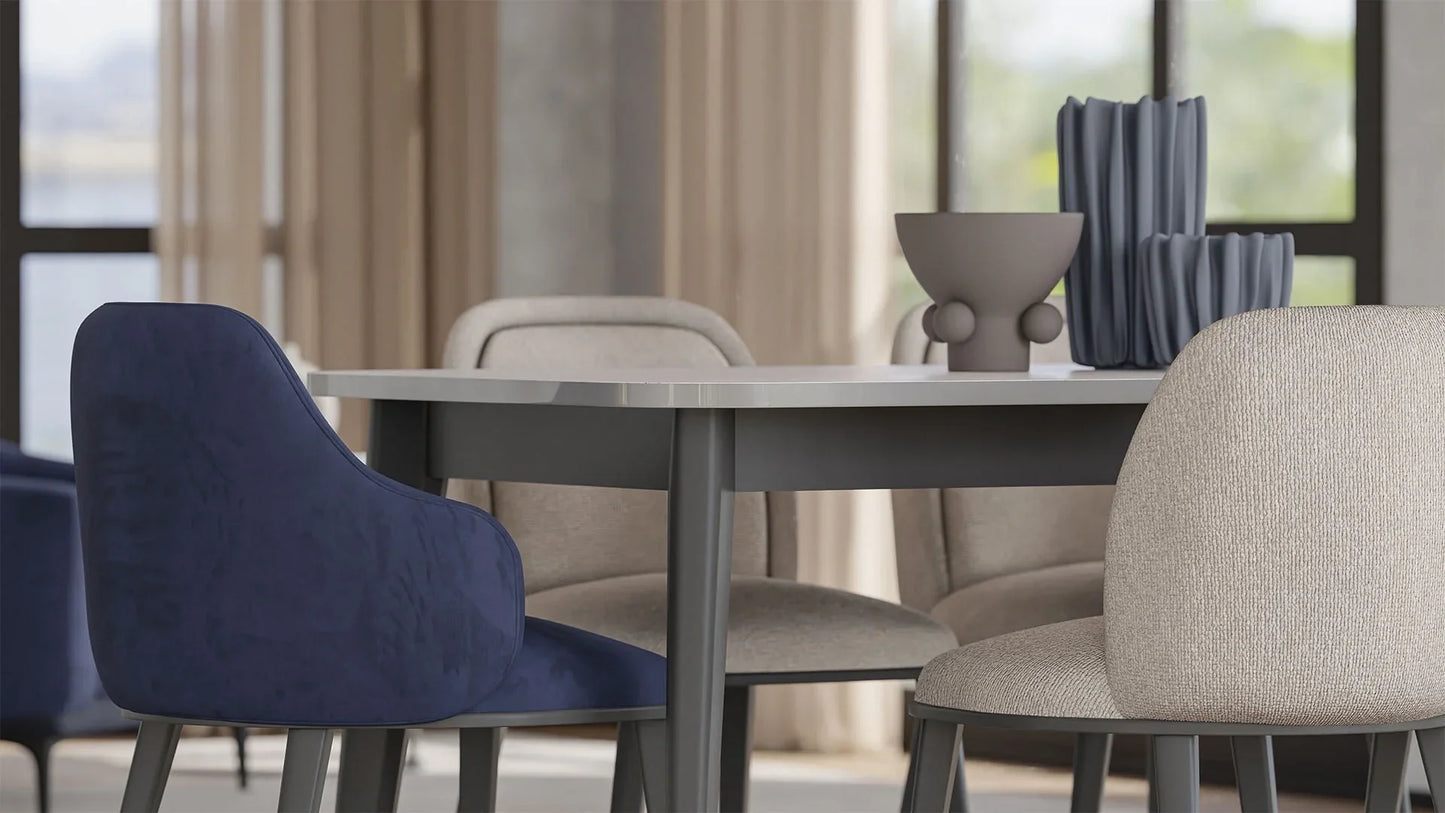 Chaise Nita avec accoudoirs