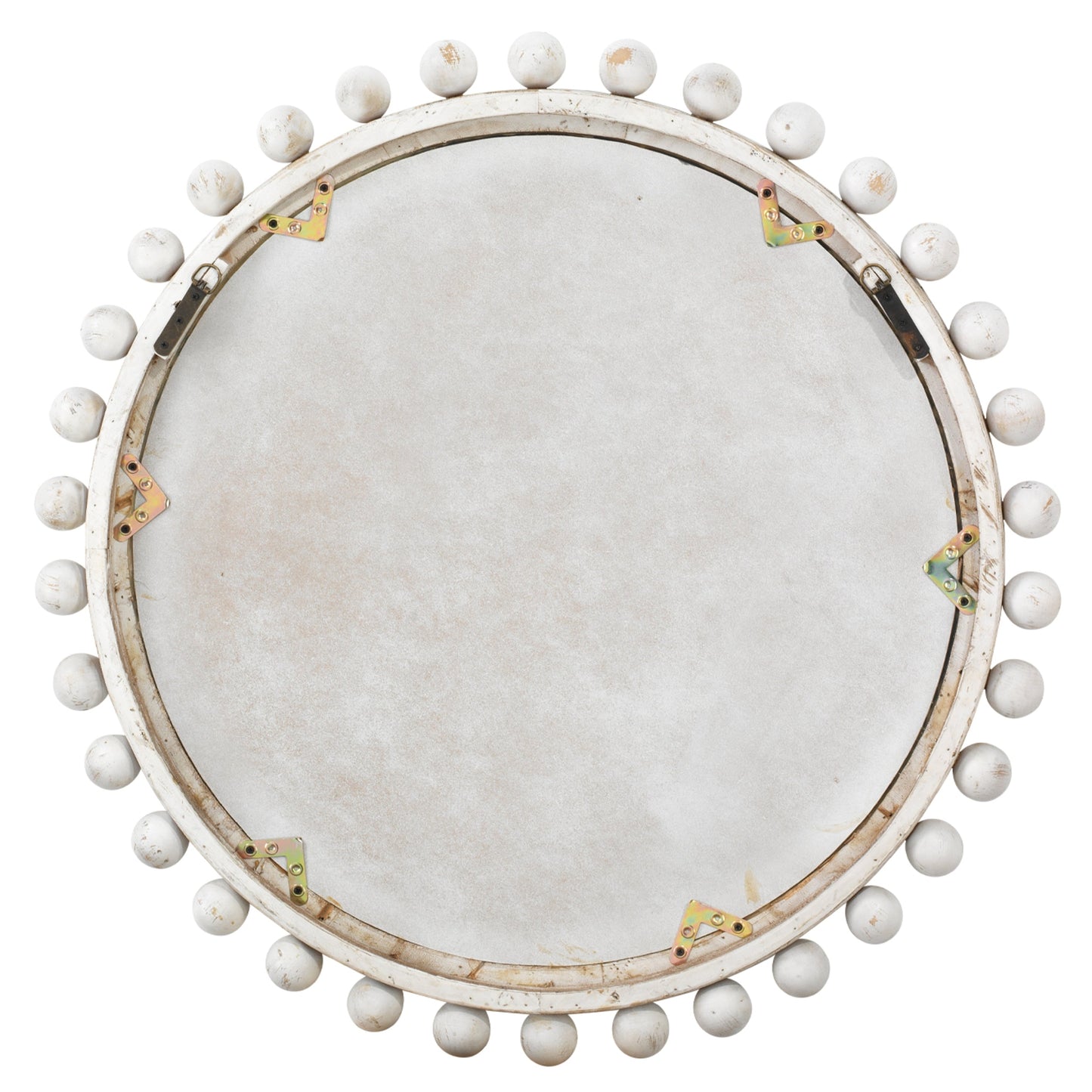 Miroir rond en bois Alden Décor Orion, naturel