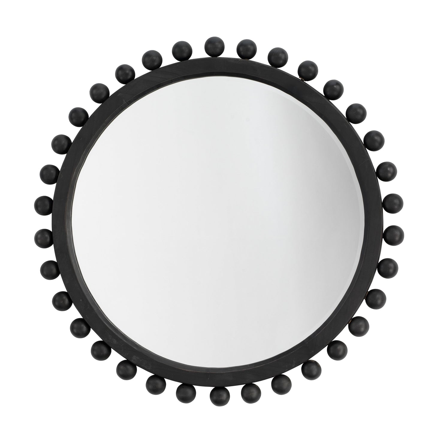 Miroir rond en bois Alden Décor Orion, naturel