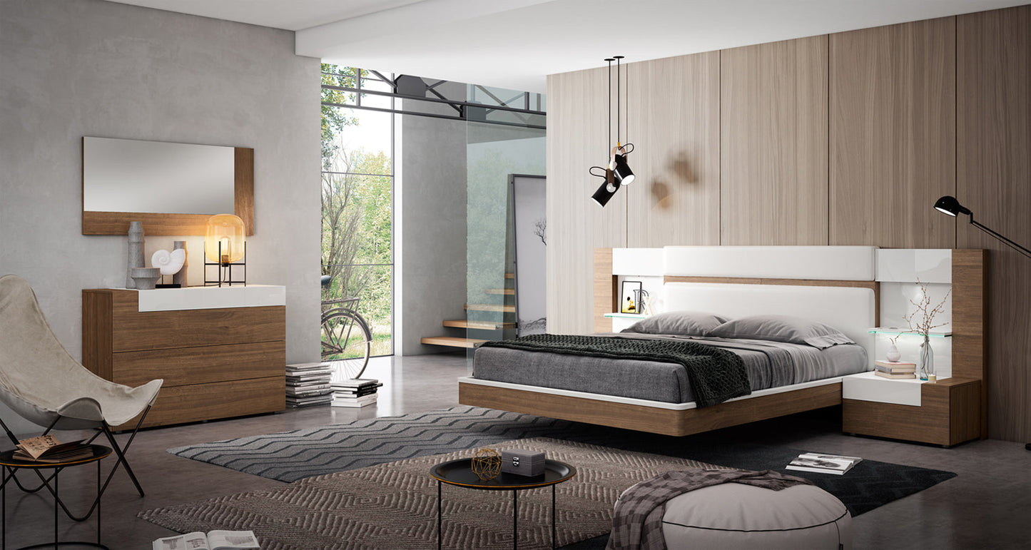 Ensemble de chambre Moon - Lit KS + 2 NS + Commode