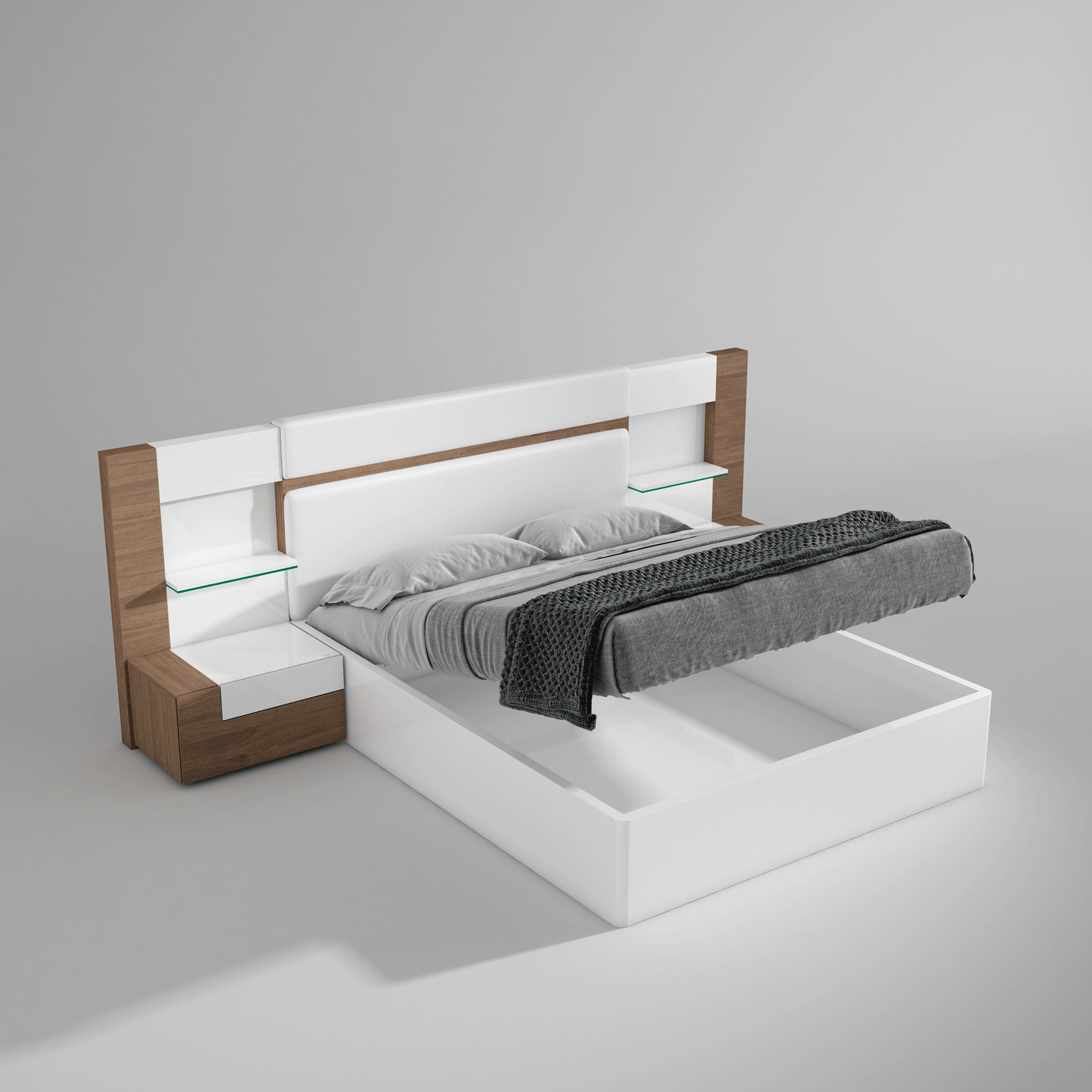Ensemble de chambre Moon - Lit KS + 2 NS + Commode