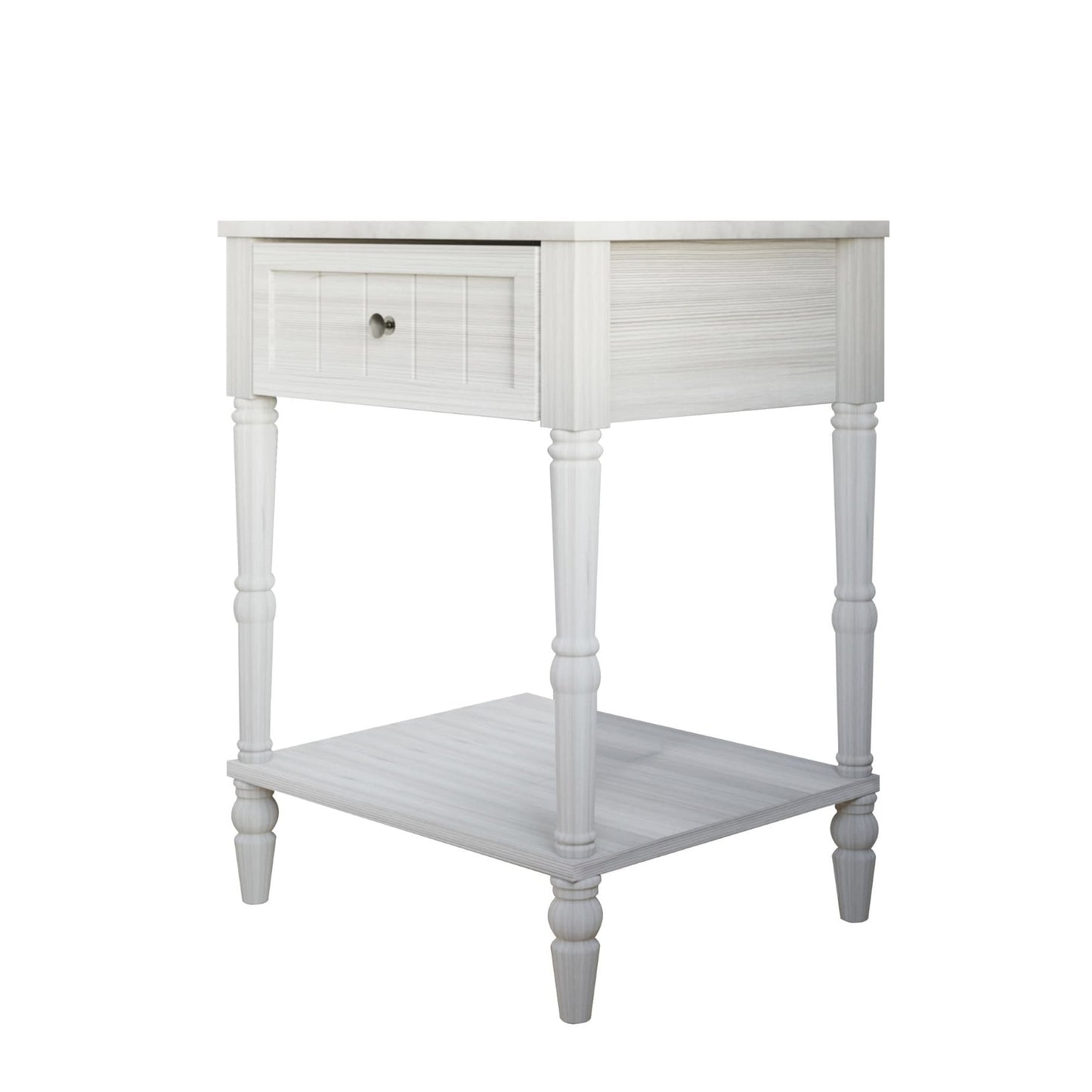 Lit à panneaux rembourré Billy avec 2 tables de chevet