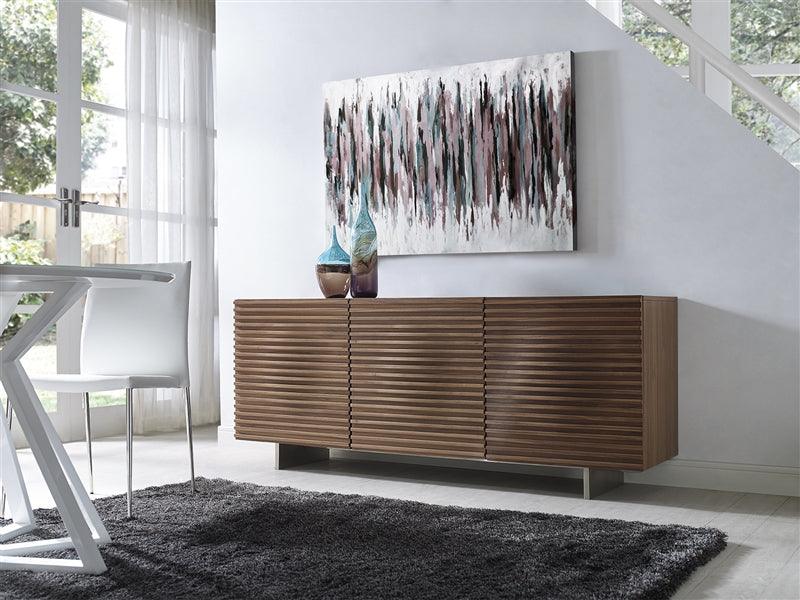 Buffet moderne en noyer Luna