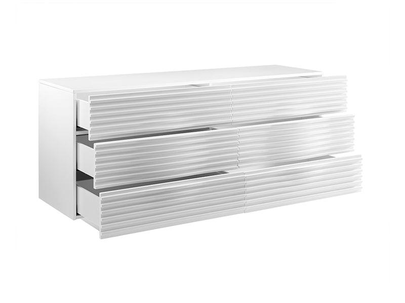 Luna White Dresser