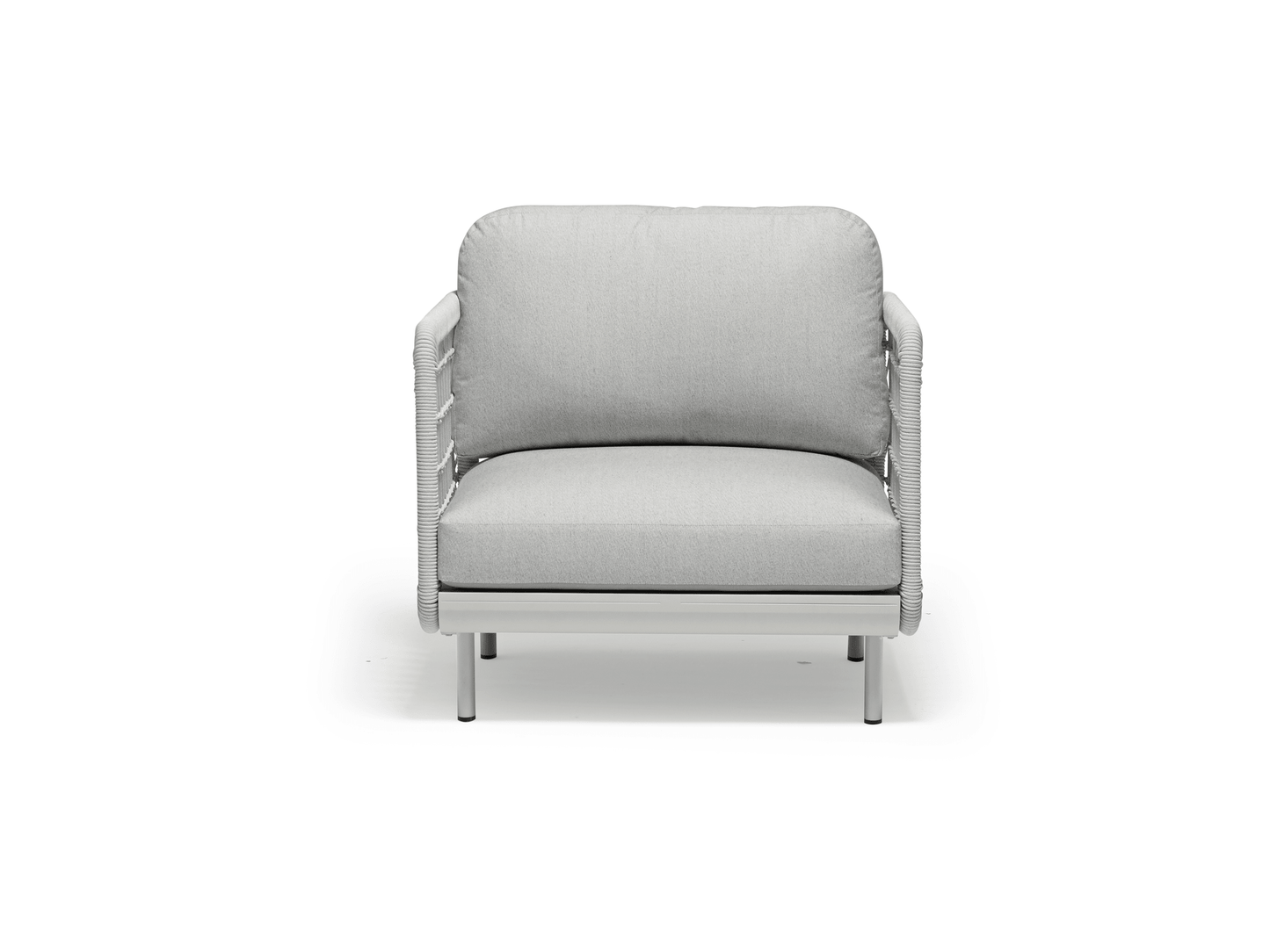 Fauteuil Amberly en gris clair